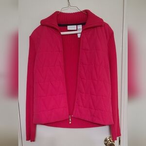 Liz Claiborne Vibrant Red Petite Sweater